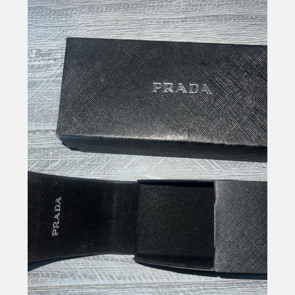 Prada PR17WS 1AB5S049 Women's Sunglasses 49 mm Black / Dark Grey Lens - Picture 4 of 4